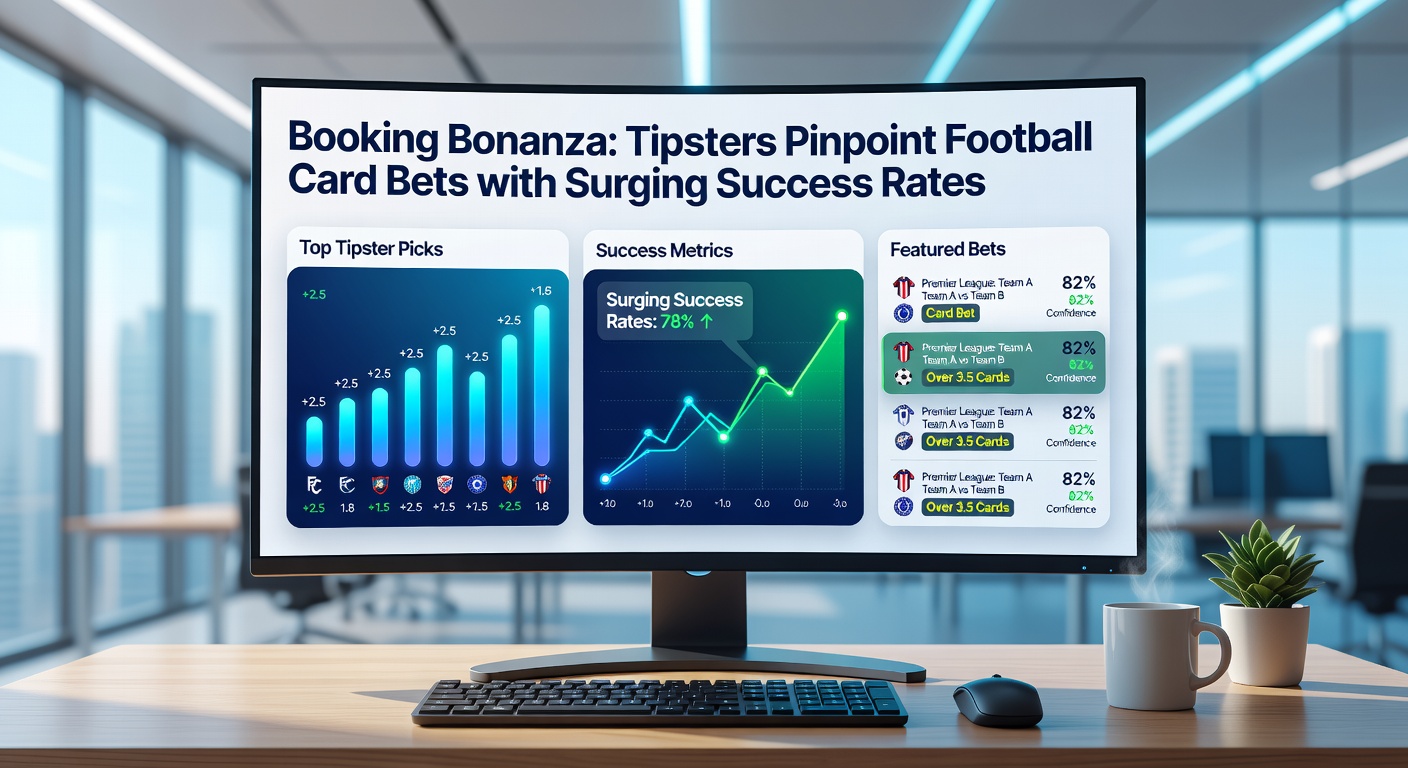 Infographic detailing key factors tipsters use to predict football card outcomes, including referee stats and player histories