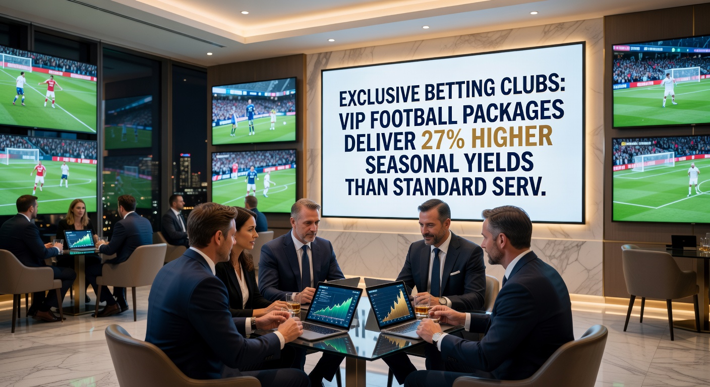 Graph comparing seasonal yield percentages between VIP football packages and standard betting services, highlighting the 27% advantage